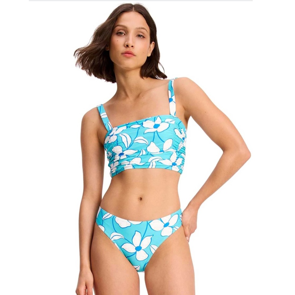 kate spade River Blue Floral Vines Swim Top & Bottom